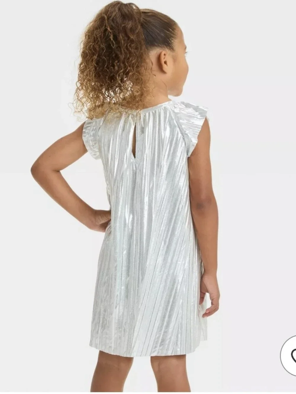 OshKosh B'gosh Shimmer Silver Toddler Dress